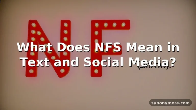 nfs meaning in text