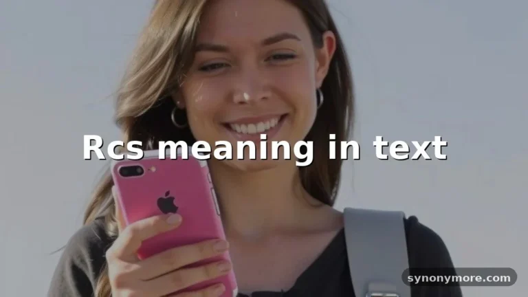 rcs meaning in text