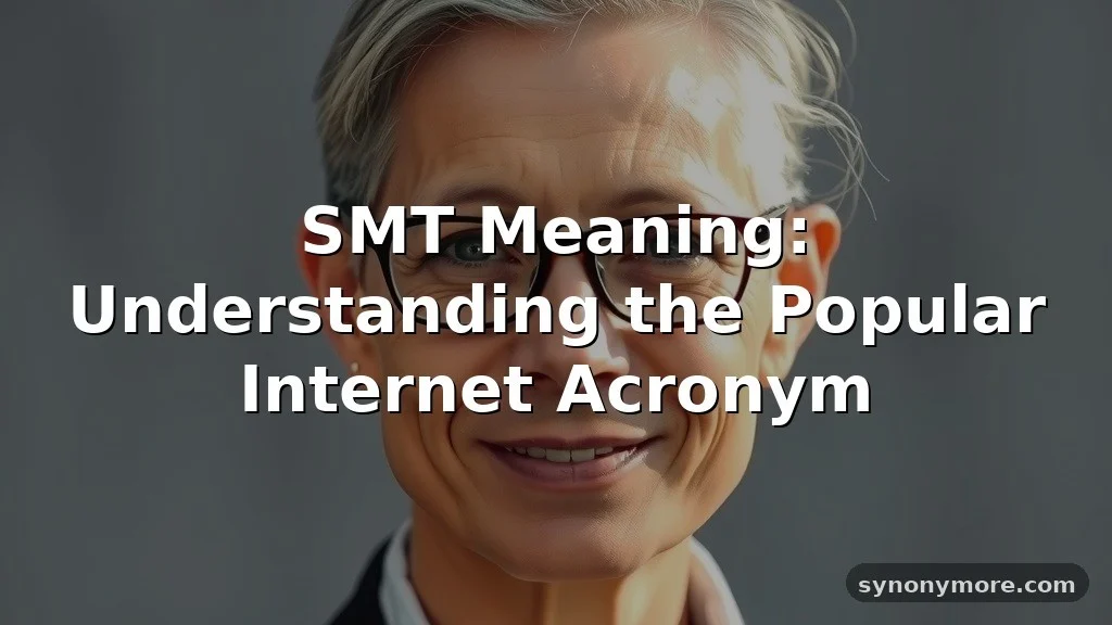 smt meaning in text
