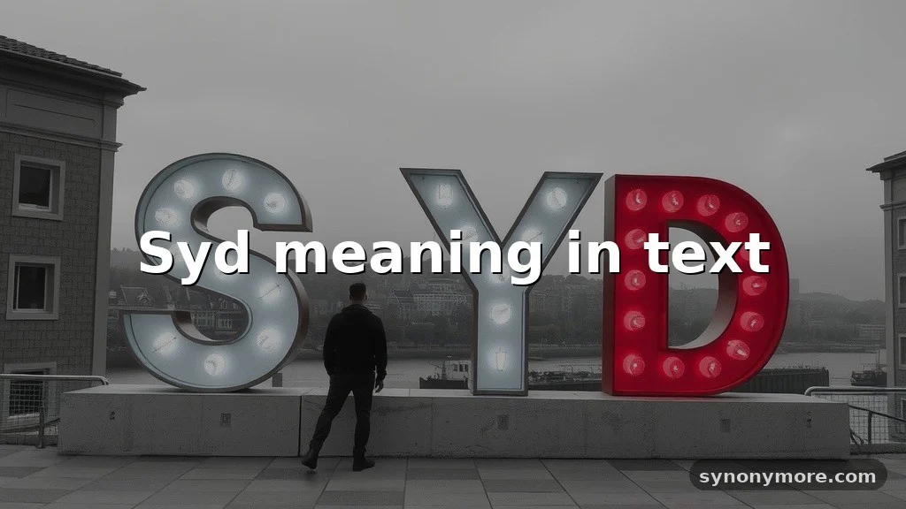 syd meaning in text
