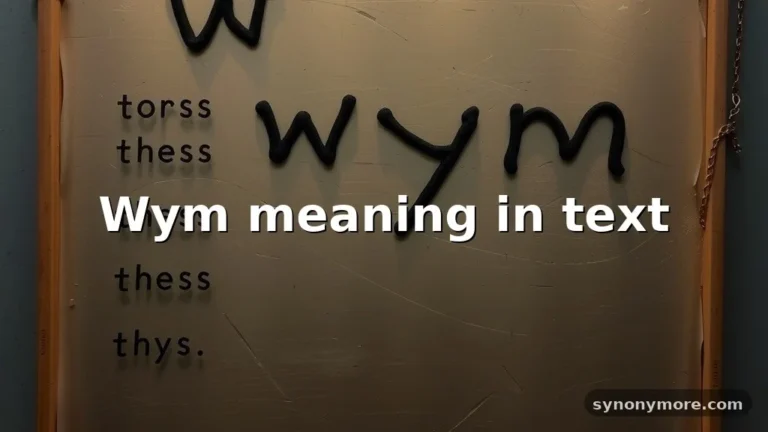 wym meaning in text