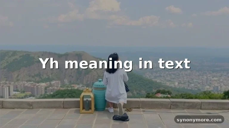 yh meaning in text