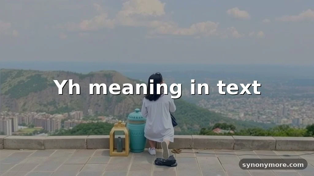 yh meaning in text