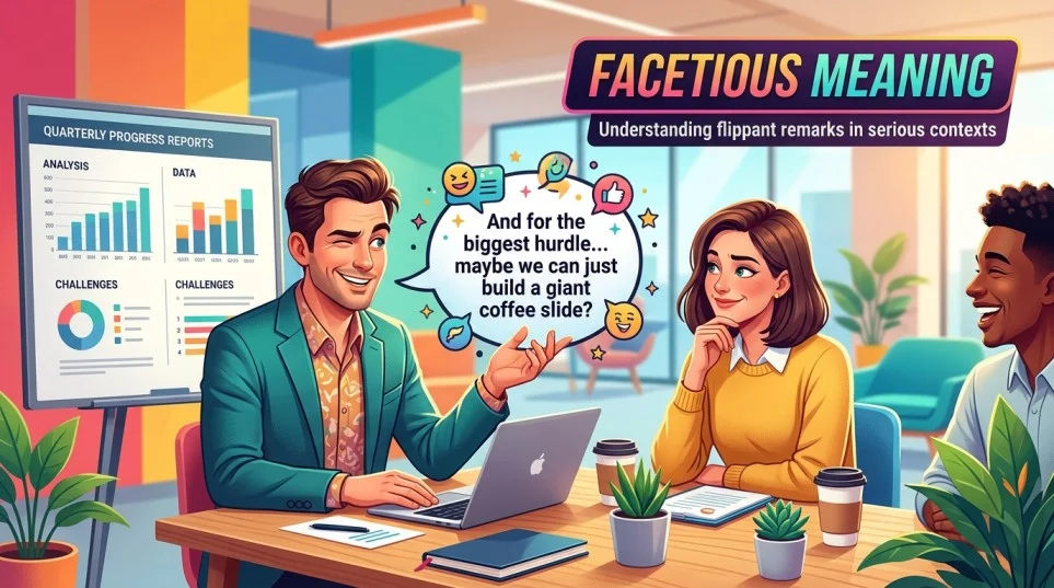 facetious meaning