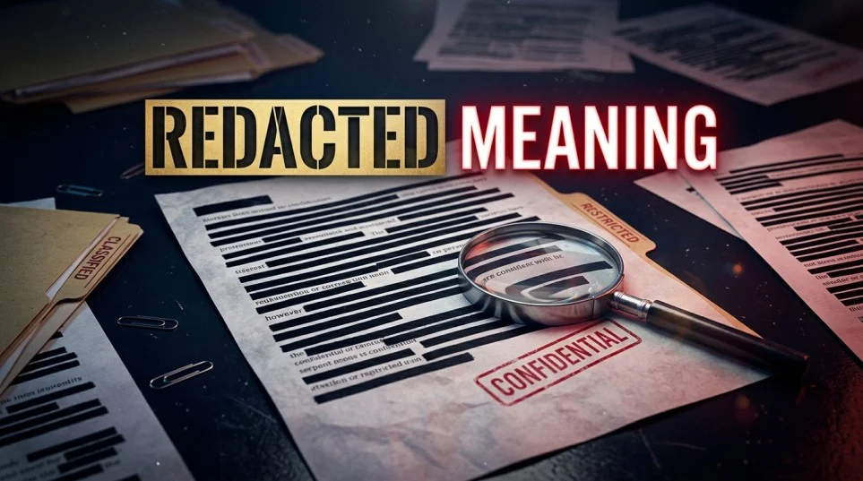 redacted meaning